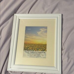 NEW Lifestyles Studio Decor Classic White Frame 8x10 matted to 5x7 NEW SEALED